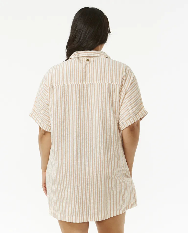 FOLLOW THE SUN SHIRT DRESS