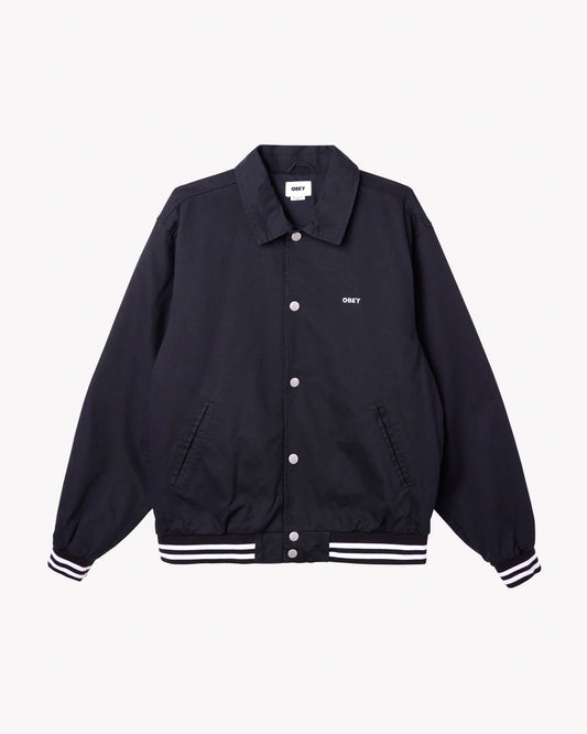 OBEY ICON FACE VARSITY JACKET