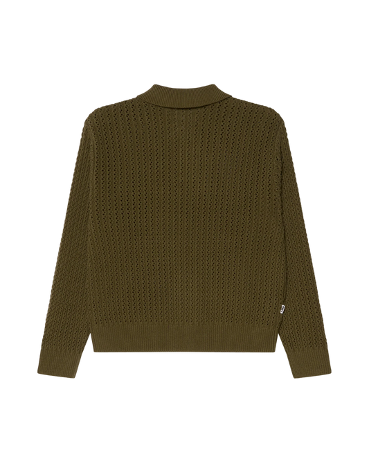 OBEY DUANE POLO SWEATER