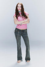 Carica l'immagine nel visualizzatore di Gallery, BOOTY BEI LOW WAIST SKINNY BOOTCUT JEANS
