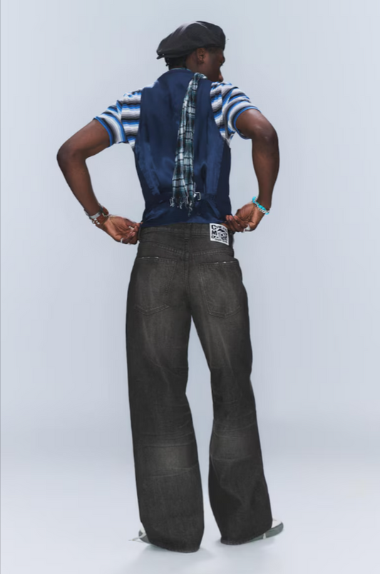 LOOSER REGULAR WAIST LOOSE STRAIGHT JEANS