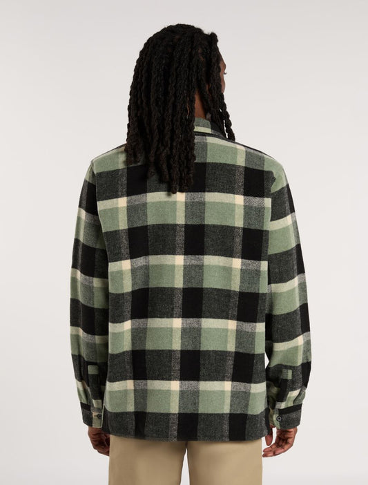 PLAID COALING LS SHIRT