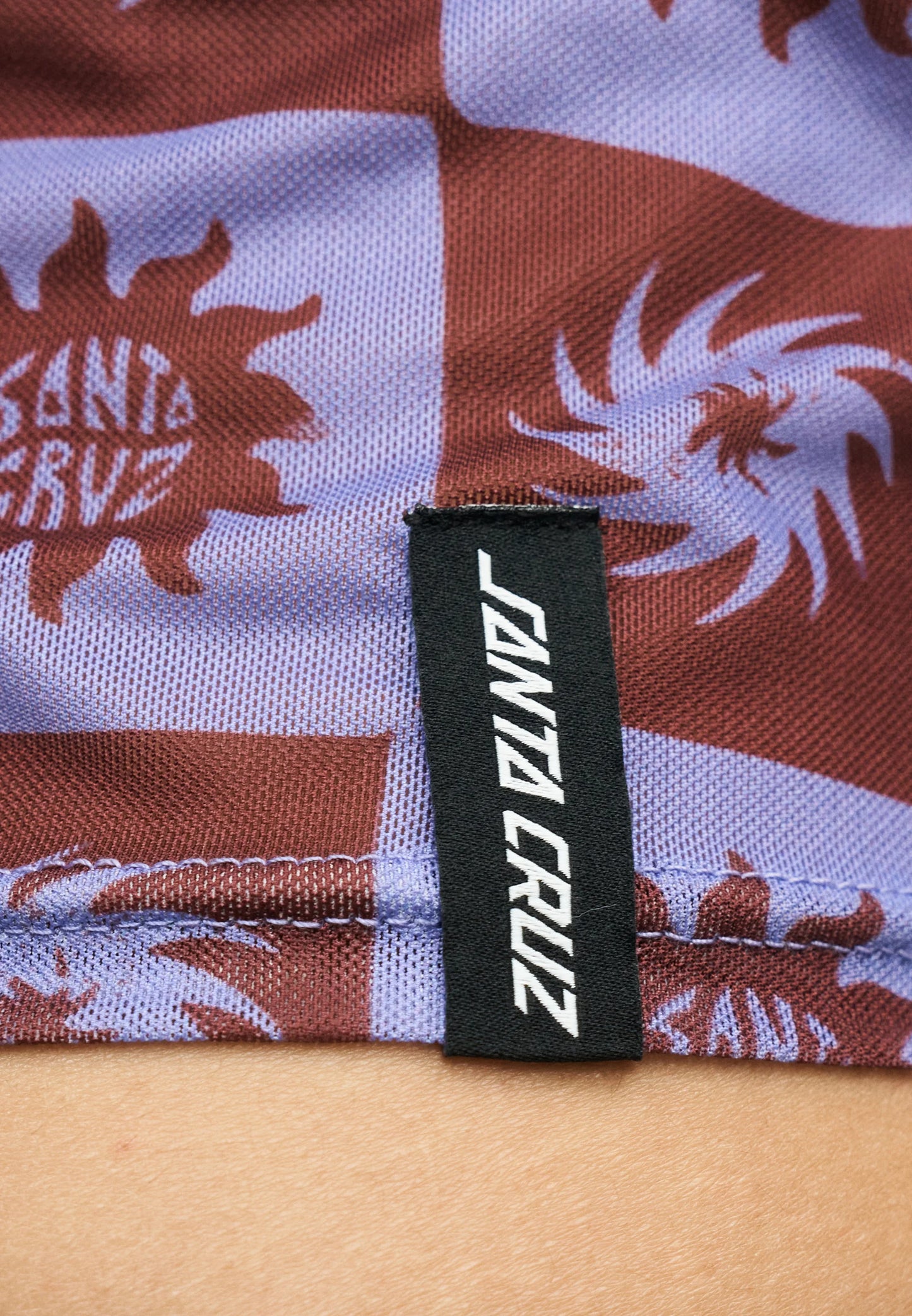 Strip Digi Mesh SS Top