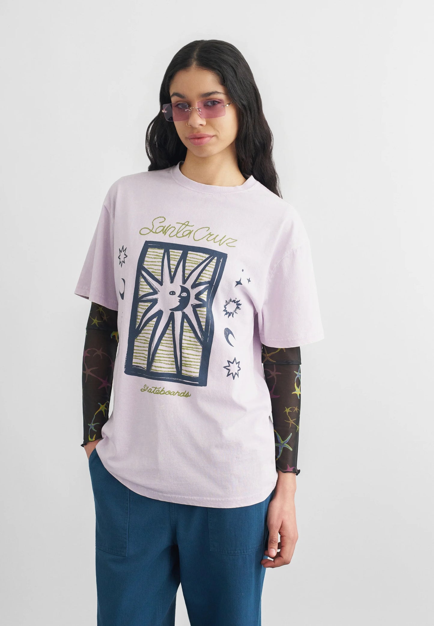 Sun Stamp Script T-Shirt