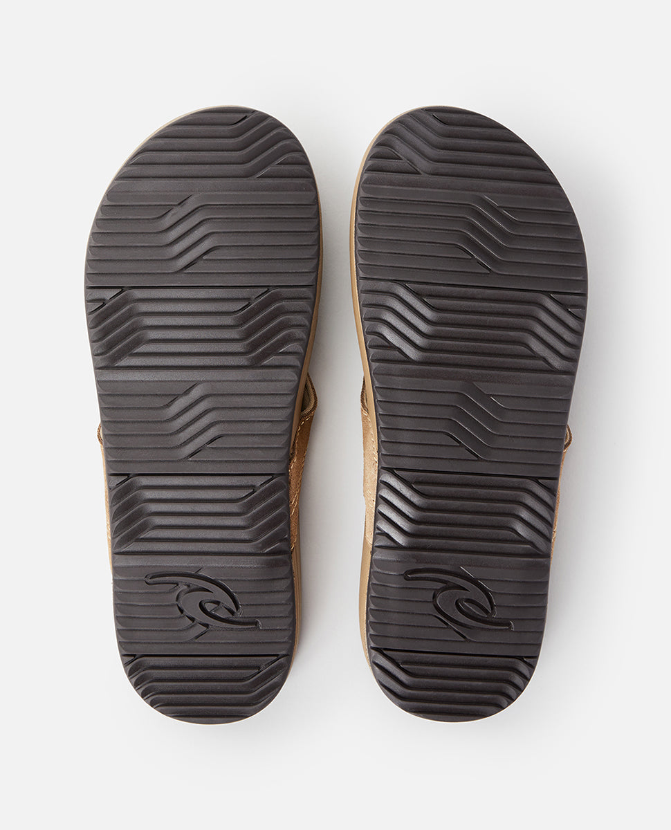 SOFT SAND LEATHER OPEN TOE