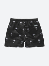 Carica l'immagine nel visualizzatore di Gallery, BLACK PALM SWIM SHORT