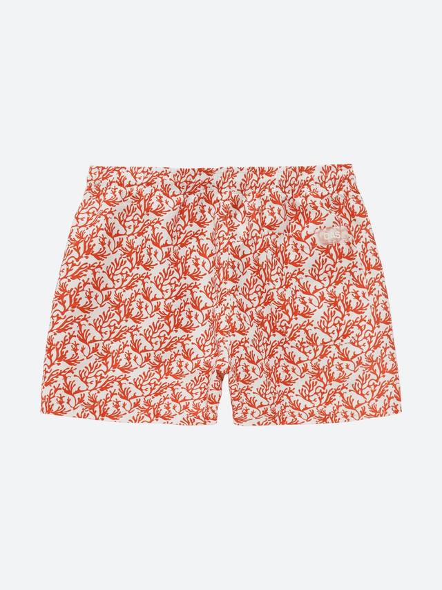 RED CORAL SWIM SHORTS