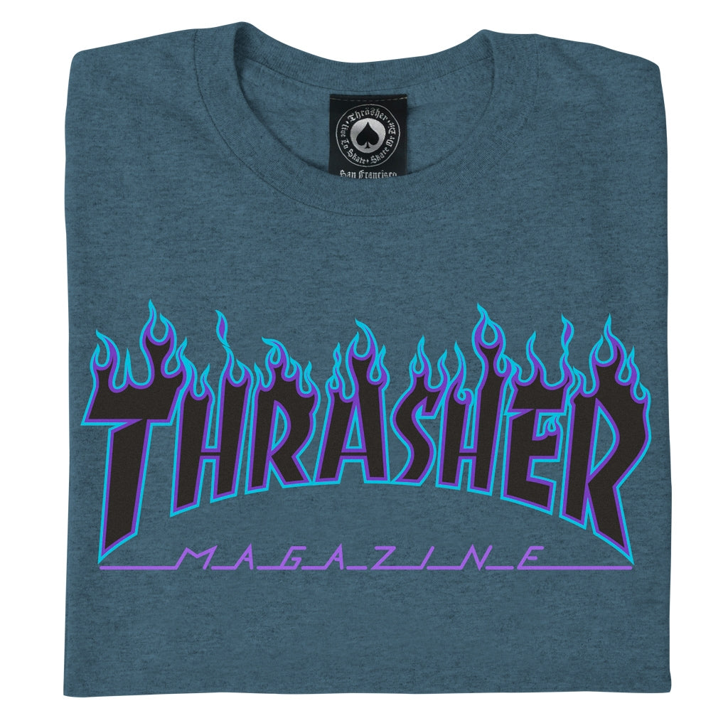 Thrasher Flame T-shirt Dark