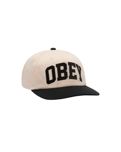 OBEY COLLEGIATE 6 PANEL STRAPBACK