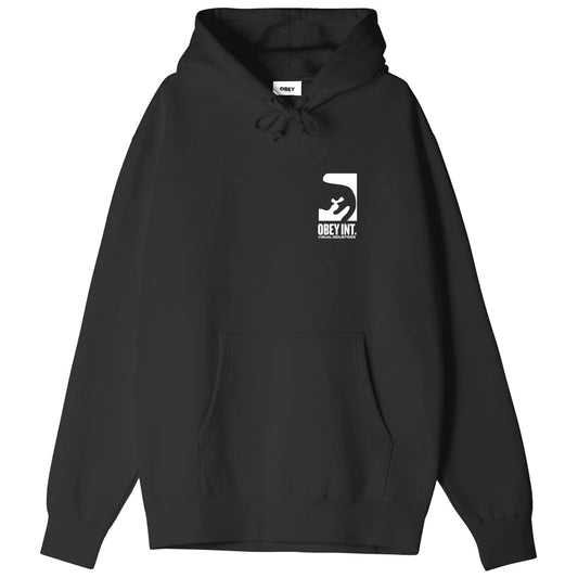 OBEY INT. VISUAL INDUSTRIES PREMIUM HOODED FLEECE