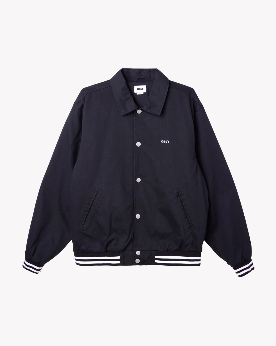 OBEY ICON FACE VARSITY JACKET