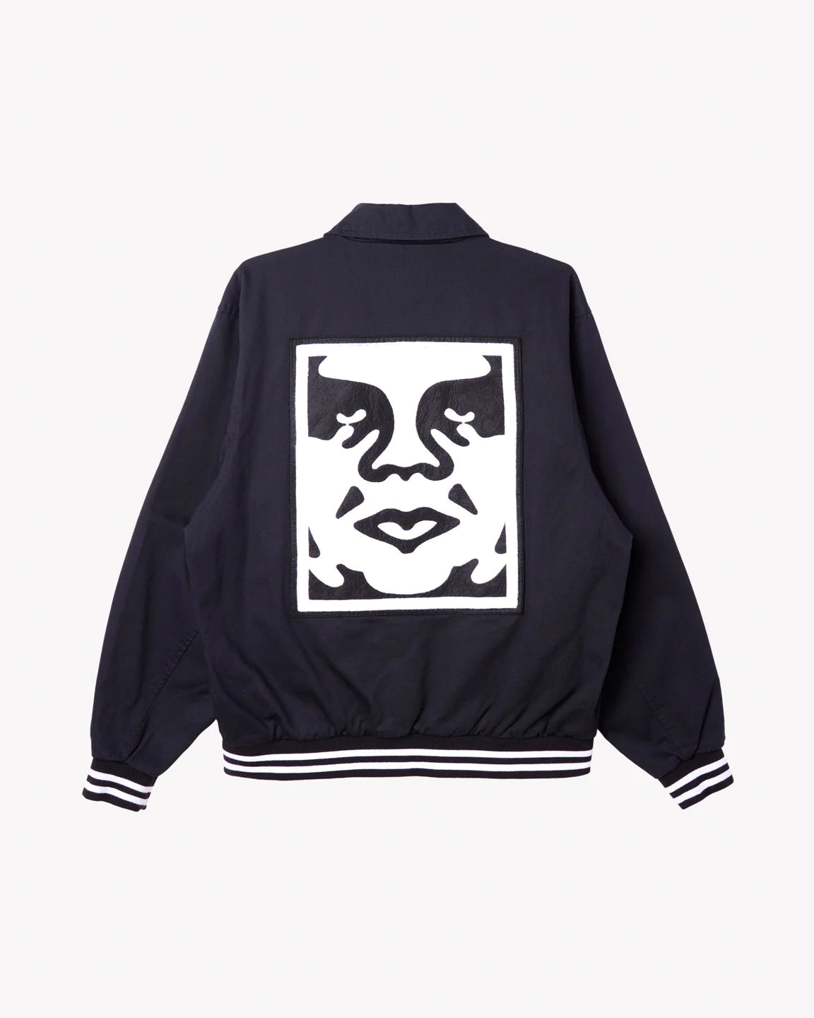 OBEY ICON FACE VARSITY JACKET