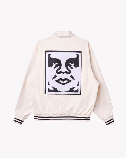 OBEY ICON FACE VARSITY JACKET