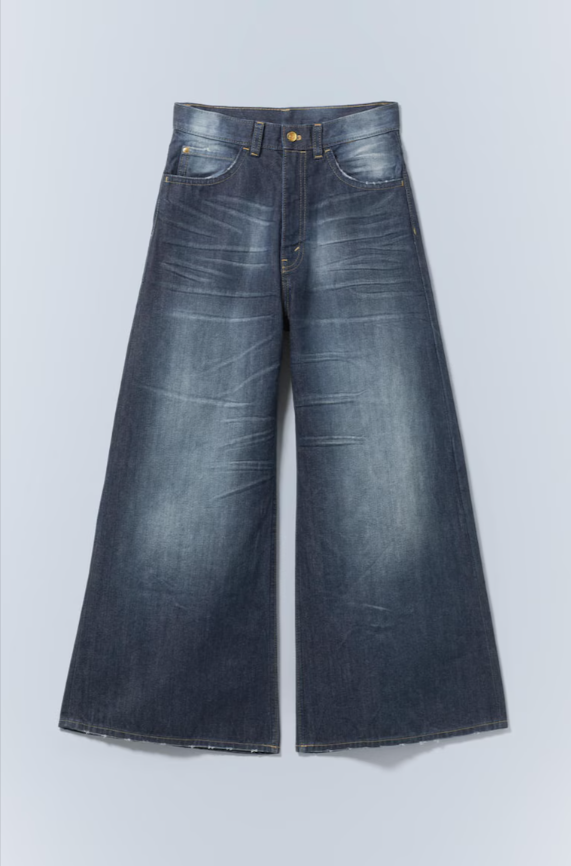 RAD SUPER REGULAR WAIST LOOSE WIDE JEANS
