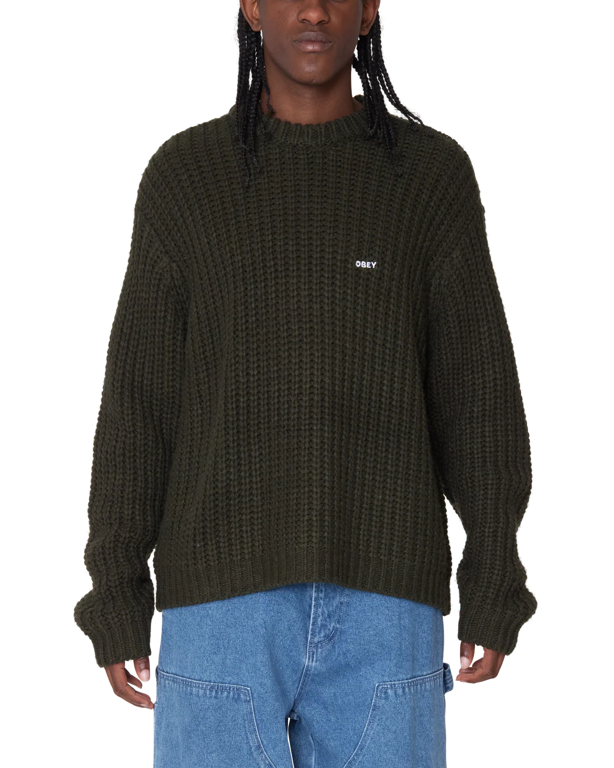 OBEY BOLD CHUNKY SWEATER