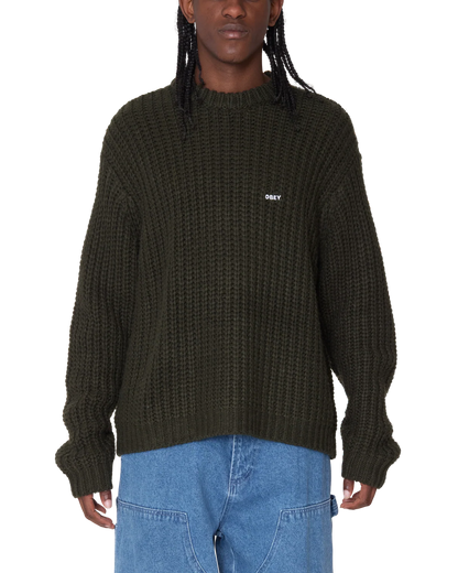 OBEY BOLD CHUNKY SWEATER
