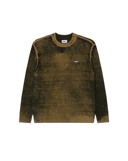 OBEY SPRAY EFFECT SWEATER
