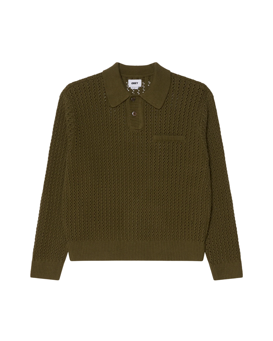 OBEY DUANE POLO SWEATER