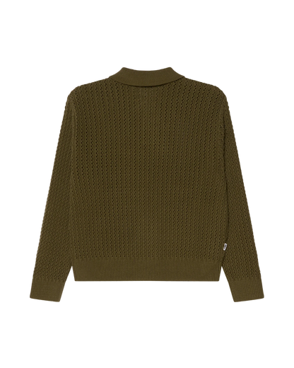OBEY DUANE POLO SWEATER