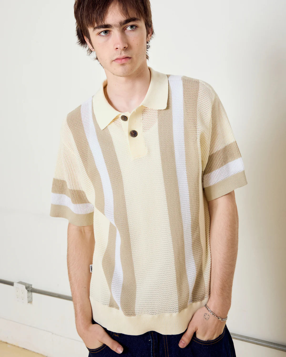 OBEY SETH POLO SWEATER