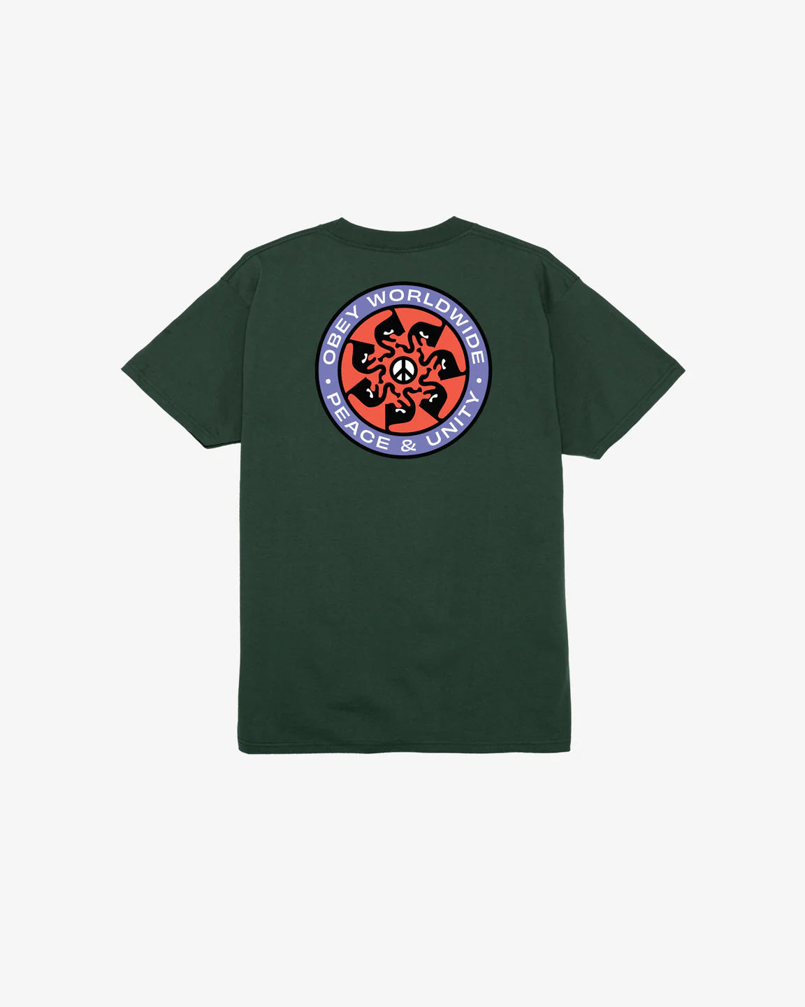 OBEY PEACE WHEEL TEE