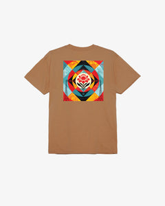 OBEY GEOMETRIC POWER CANVAS TEE
