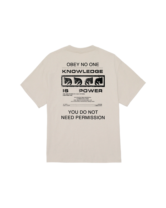 OBEY PERMISSION TEE