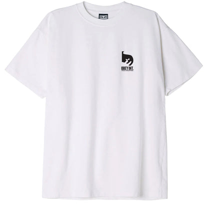 OBEY INT. VISUAL INDUSTRIES HEAVY WEIGHT CLASSIC BOX TEE