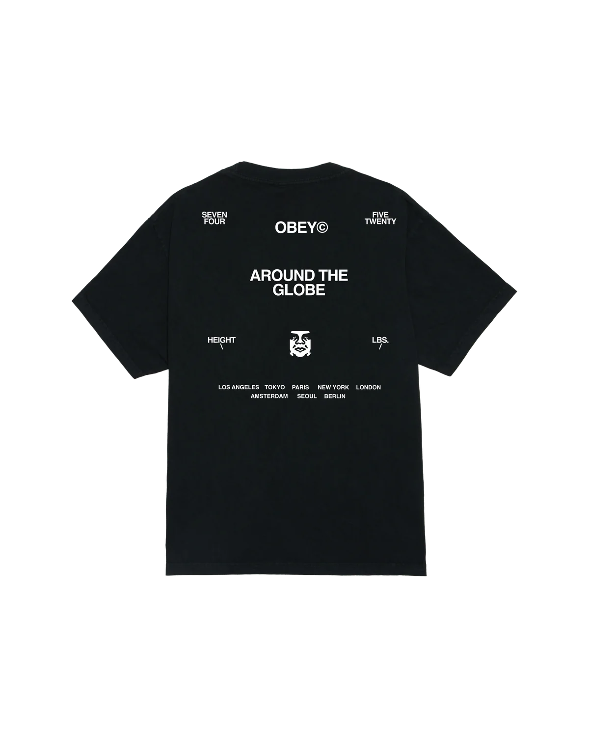 OBEY AROUND THE GLOBE TEE