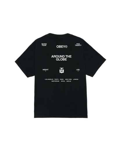 OBEY AROUND THE GLOBE TEE