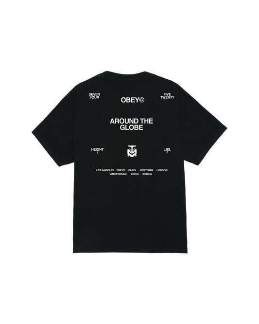 OBEY AROUND THE GLOBE TEE