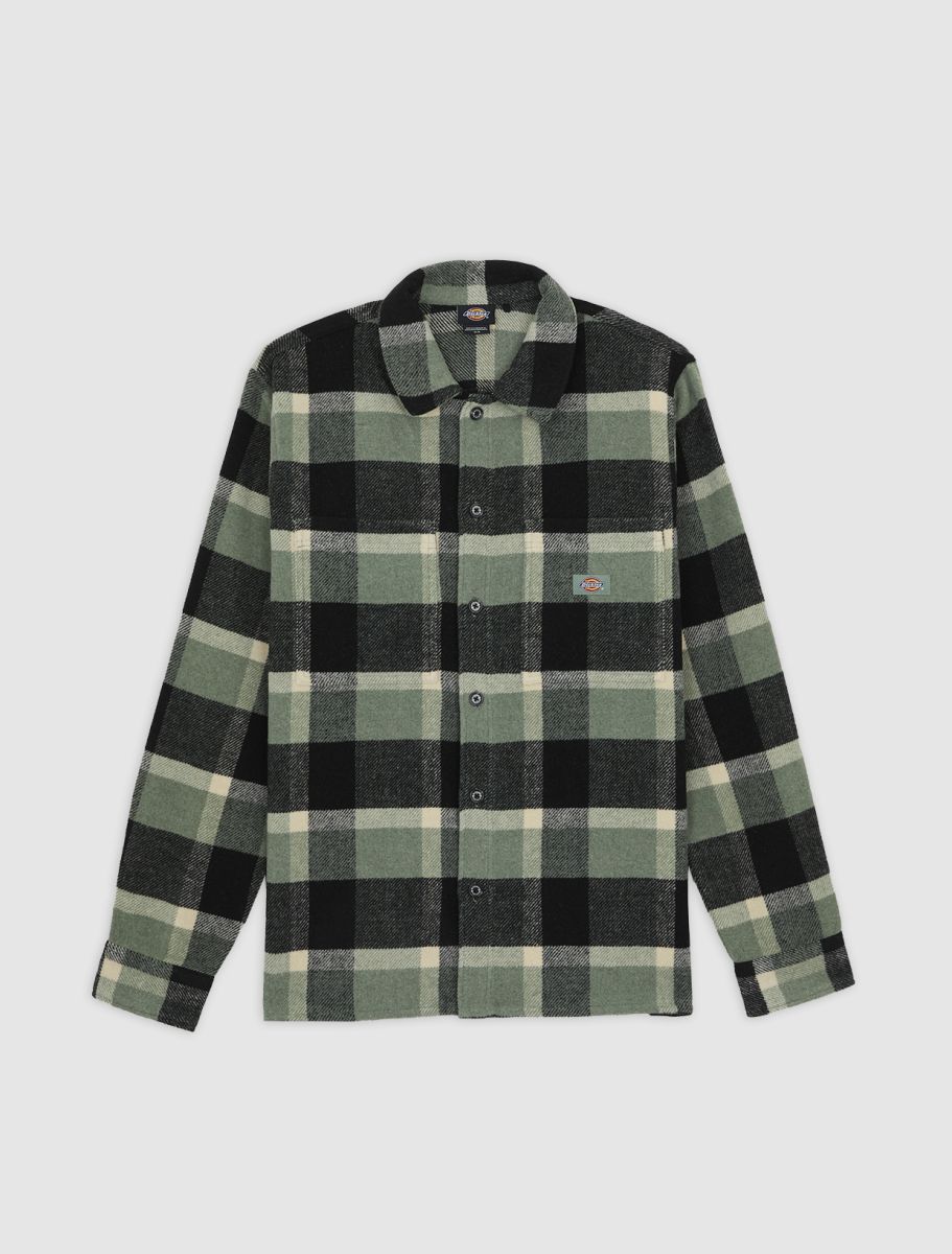 PLAID COALING LS SHIRT