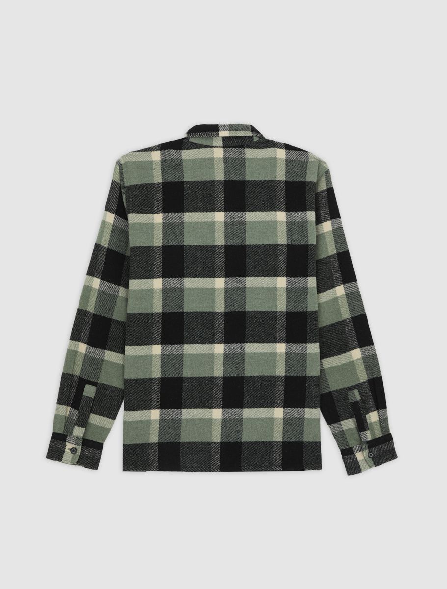 PLAID COALING LS SHIRT