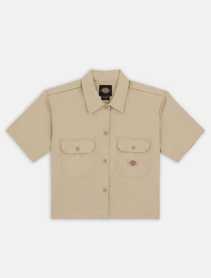 WORK SHIRT CROPPED SS W