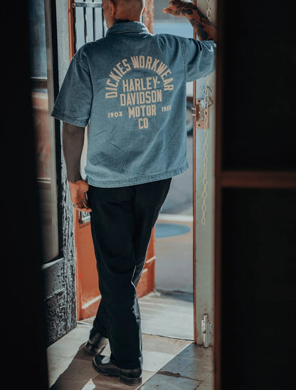 M DICKIES X HD CHAMBRAY WORK SHIRT