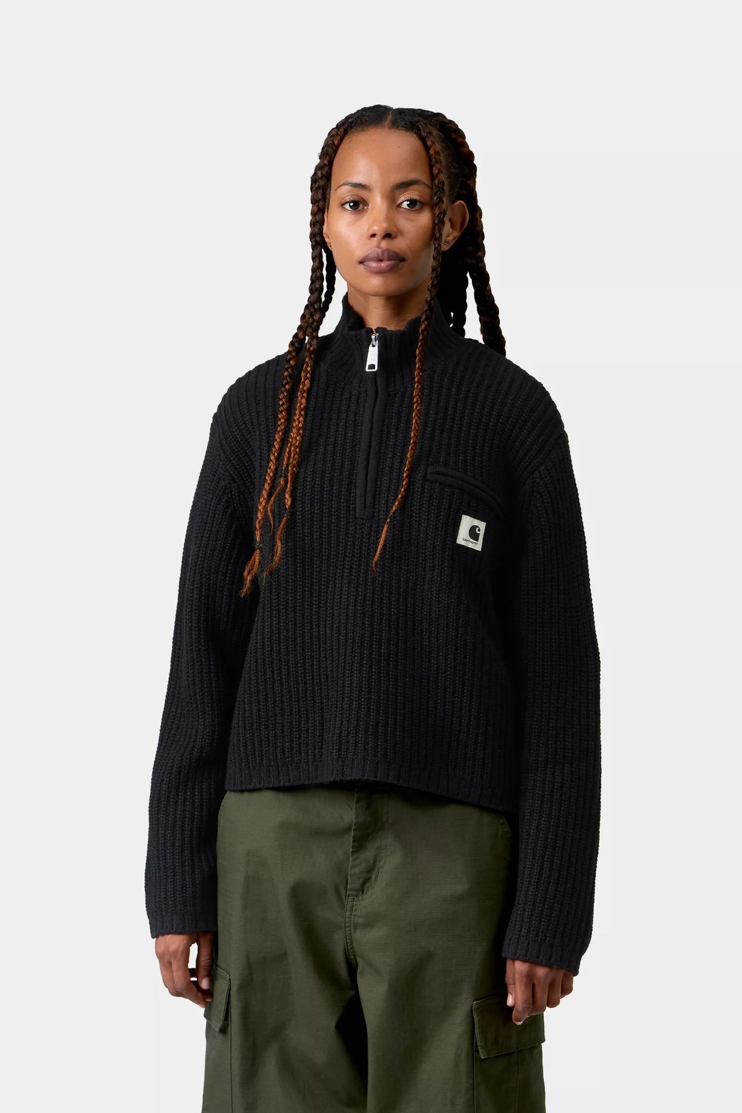W' Detroit Half Zip Sweater