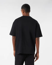 Carica l&#39;immagine nel visualizzatore di Gallery, BLACK T-SHIRT WITH BLUE GREY LIGHTNING
