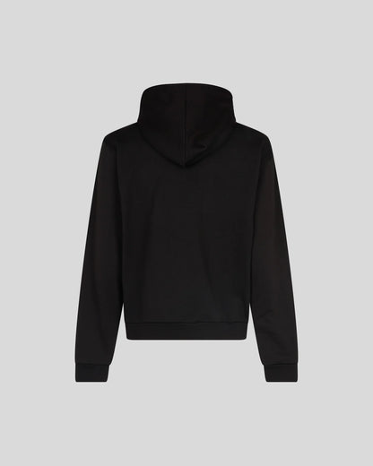 BLACK HOODIE WITH BLUE GREY LIGHTNING