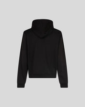 Carica l&#39;immagine nel visualizzatore di Gallery, BLACK HOODIE WITH BLUE GREY LIGHTNING

