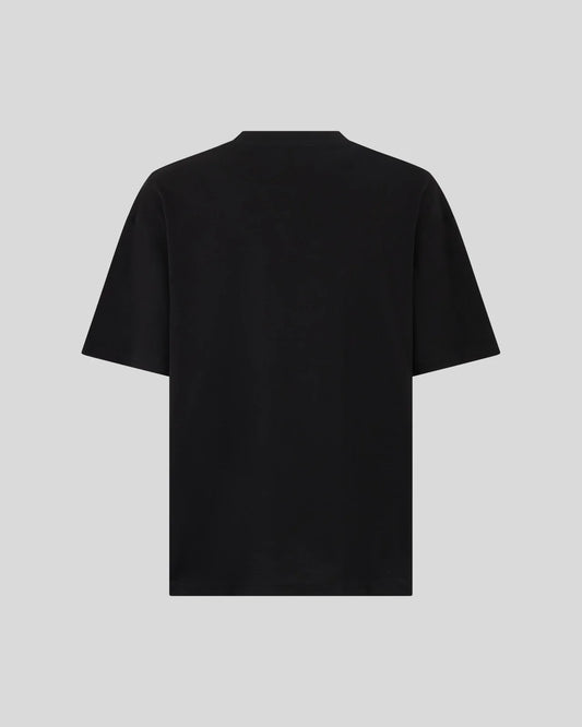 BLACK T-SHIRT WITH BICOLOR LIGHTNING PRINT