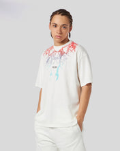 Carica l&#39;immagine nel visualizzatore di Gallery, WHITE T-SHIRT WITH BICOLOR LIGHTNING PRINT
