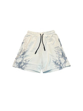 Carica l&#39;immagine nel visualizzatore di Gallery, OFF WHITE SHORTS WITH REFLECTIVE LIGHTNING PRINTAND LOGO PRINT
