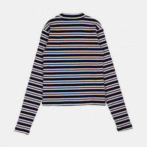 Opus Dot Mock Neck LS Top