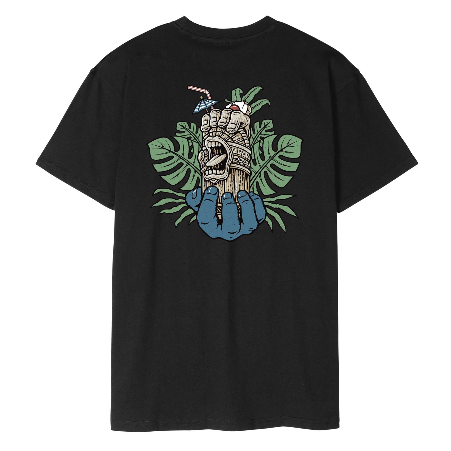 Tiki Hand Strip T-Shirt