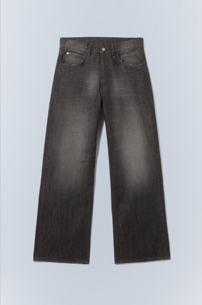 LOOSER REGULAR WAIST LOOSE STRAIGHT JEANS