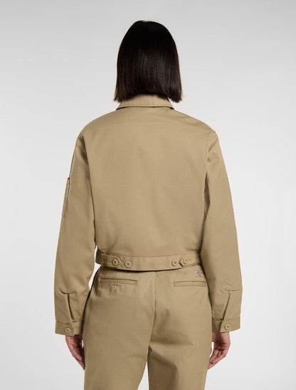 LINED EISENHOWER CROP W