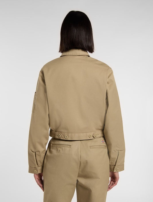 LINED EISENHOWER CROP W