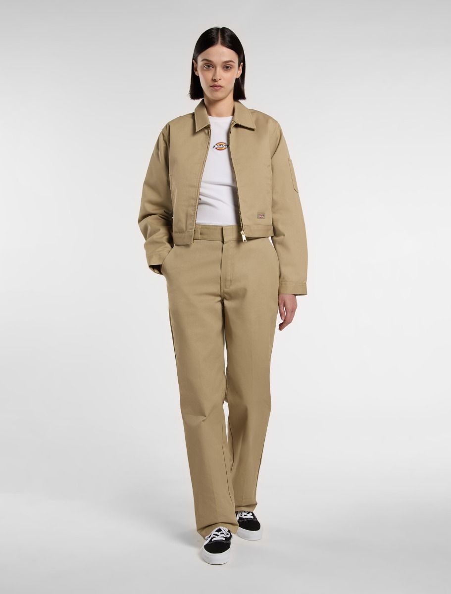 LINED EISENHOWER CROP W