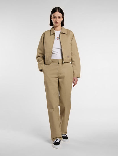 LINED EISENHOWER CROP W