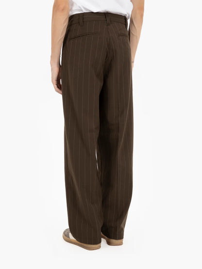 DEAN STRIPE PLEATED PANT